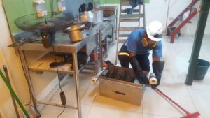 Limpieza de trampas de grasa